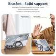 thumbnail image 4 of Funda transparente con anillo giratorio YQODSZ para Samsung Galaxy Z Fold 6, 4 of 7