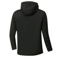 thumbnail image 4 of WTOBBY Men's Outdoor Waterproof Windproof Jacket - Solid Color Hooded Design with Zip-Up, Multi-Pockets,Perfect for Hiking, Camping, and All-Weather Protection,Black L, 4 of 5