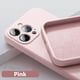 thumbnail image 1 of Utop-funda cuadrada de silicona para iPhone, carcasa trasera suave y fina para modelos 11, 13, 14, 12 Pro Max, 14 Mini, X, XR, XS, 7, 8 Plus, SE 2022, novedad de 2022, 1 of 4