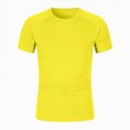 thumbnail image 4 of TOWED22 Boys Dinosaur Shirt Kids Short Sleeve T-Shirts Toddler Boy Tops Tee Size 2-8 Years(Yellow,5-6 Y), 4 of 7