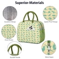 thumbnail image 4 of Womens LightYellow Green Dinosaurs Silhouettes Pattern Lunch Box for Work,Insulated Lunch Bag for Women,Loncheras Para Mujer,Leakproof Adult Lunch Bag for Work,Beach,Travel,Picnic,Camping, 4 of 7