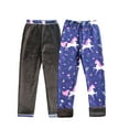 thumbnail image 6 of LYMAYTER Kids Girls Winter Leggings Toddler Printed Fleece Bottoms Pants Baby Casual Warm Trousers for 3-10T, 6 of 9
