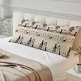 thumbnail image 4 of Japanese Style Body Pillow Covers 20"x60", Vintage Cartoon Cat House Trees Flowers Soft Brushed Microfiber Breathable Throw Pillow Covers, Decorative Pillowcase with Zipper for Couch Sofa Bedroom, 4 of 9