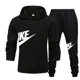 thumbnail image 2 of Nueva marca Otoño Invierno simplicidad moda sombrero de hombre ropa deportiva + pantalones de chándal Otoño Invierno conjunto de ropa deportiva sudaderas con capucha para hombre, 2 of 5