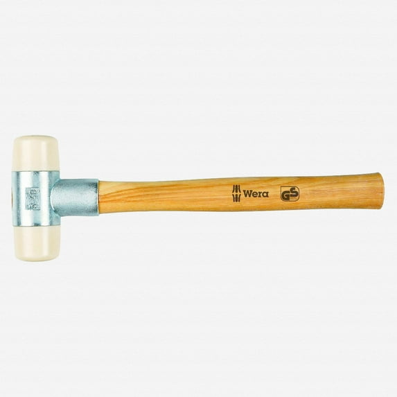 Wera 000330 Soft-faced Hammer with Nylon Head Sections - #6 (50mm)