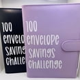 thumbnail image 3 of HAHDAXIA 100 Envelope Savings Challenge Binder, Easy and Fun Way to Save $5,050, Savings Book with Cash Envelopes, for Budgeting Planner & Saving Money (White Font,White), 3 of 6