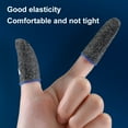 thumbnail image 2 of Cateissary 5 pares de fundas para los dedos para juegos móviles, guantes sensibles para pantalla táctil, fundas ultrafinas portátiles antihuellas, tipo Type3 NO3, 2 of 6