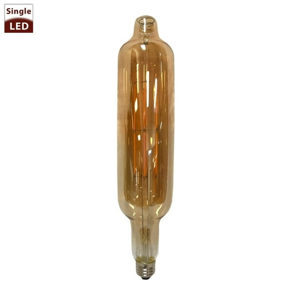 Royal Design Inc Royal Designs Bottle Shaped Decorative Vintage Tinted Indoor or Outdoor Edison Medium Base Dimmable LED Bulb