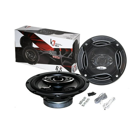 - K7 PAIR OF K65.4 6.5-INCHS 6-1/2' 400W 4-WAY CAR COAXIAL PROFESSIONAL HIGH PERFORMANCE SPEAKER SYSTEM
