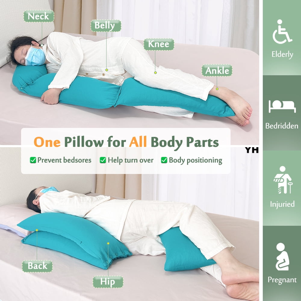 Body Positioning Wedge Pillow, Multi-Use Support Cushion for Bed & Wheelchair