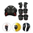 thumbnail image 4 of Coastacloud 7PCS Youth Adult Safety Adjustable Helmet with Knee Pads Elbow Pads Wrist Pads Protective Gear Set for Cycling Skateboarding Scooter Roller Skate Inline, 4 of 8