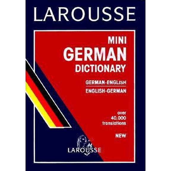 Pre-Owned Larousse Mini German/English Dictionary (Paperback) by Larousse Bilingual Dictionaries