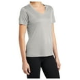 thumbnail image 5 of Yellow Rooster Women's PosiCharge Competitor V-Neck Tee Silver 3XL, 5 of 7