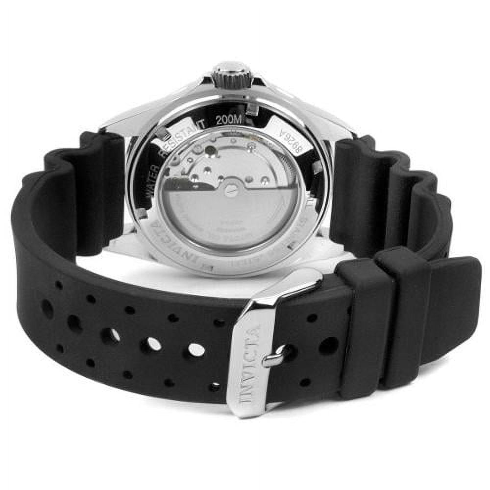 Invicta Men's Men Automatic Pro Diver S2 9110 Black Rubber Automatic Watch