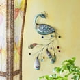 thumbnail image 4 of Eangee Peacock Wall Decor With Jewelled Tail, 4 of 4
