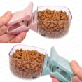 thumbnail image 2 of 1pcs Cute Duck Head Rice Measuring Cup Pet Food Scoop Spoon Bag Duckbill Clip Sealing Clamp (Blue), 2 of 10