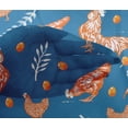 thumbnail image 5 of oneOone Georgette Viscose Medium Blue Fabric Hen Sewing Craft Projects Fabric Prints By Yard 42 Inch Wide-WZ, 5 of 5