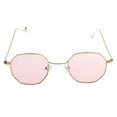 thumbnail image 1 of Mode Vintage Cadre en Métal Plat Mens UV400 Rose, 1 of 8