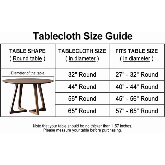 BDIUA-Round Fitted Tablecloth with Elastic, Flannel Backed Vinyl Tablecloths for 40" - 44" Tables, Waterproof Wipeable Reusable Plastic Table Cloth for Indoor & Outdoor, Light Wash Denim