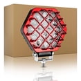 thumbnail image 4 of Miulika 5 inch 48W LED Light , 16Pcs LED, Light Pod, Fog Bumper Roof Light Off Road Red, 4 of 9