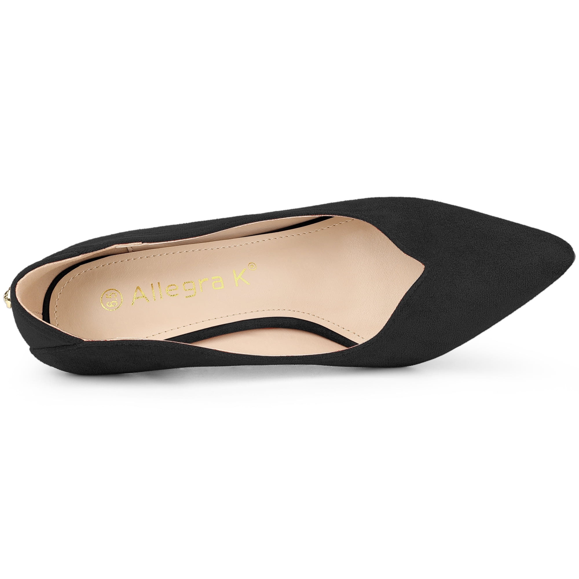 Unique Bargains Women's Pointed Toe Pull on Stiletto Heels Pumps
