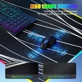 thumbnail image 6 of Miroddi RGB Gaming Mouse Pad with Wireless Charger, LED Mouse Mat with Phone Holder, Ultra-Smooth Surface, Non-Slip Rubber Base, Waterproof Keyboard Pad, 6 of 8