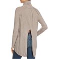 thumbnail image 2 of Free People Suéter de punto con espalda dividida para mujer, negro, mediano Free People Tejer, 2 of 2