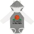 thumbnail image 3 of Inktastic Basketball My Daddy is the Coach Boys or Girls Long Sleeve Baby Bodysuit, 3 of 5