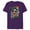 Purple, variant on Disney Goofy Sports Basketball Slam Dunk Athletic Dept - Short Sleeve Blended T-Shirt for Adults - Customized-Yellow
