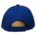 thumbnail image 3 of Blue Curved Visor Blank Baseball Cap Adjustable Size Unisex, 3 of 3