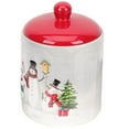 thumbnail image 4 of Christmas Elements Storage Jar Sealing Candy Jar Waterproof Cookie Jar Ceramic Snacks Jar, 4 of 6