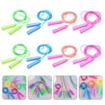 thumbnail image 3 of 8pcs Kids Adjustable Length Ropes Plastic Handle Jumping Ropes Skipping Ropes, 3 of 8