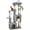 Light gray, variant on Cat Tree, Cat Tower for Indoor Cats, 156cm Multi-Level Cats House Furniture with Perch, Sisal Scratching Post, 2 Spacious Condos & Play Toys, Pet Activity Centre for Indoor Kittens