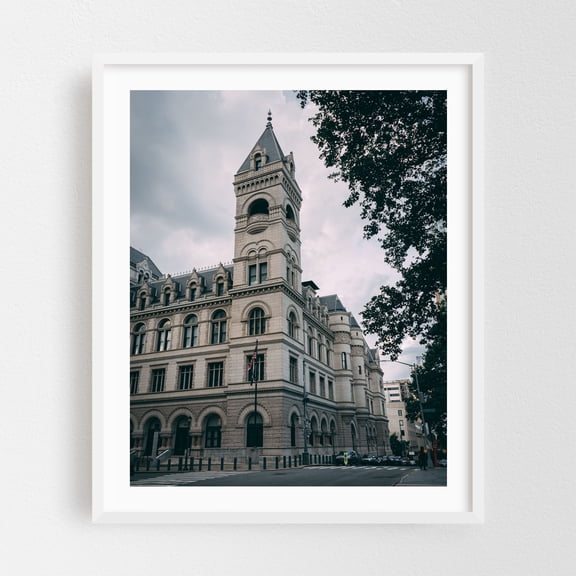US Bankruptcy Court, Cadman Plaza 01 - Brooklyn New York Photography White Framed Wall Art Print 16 x 20 inches