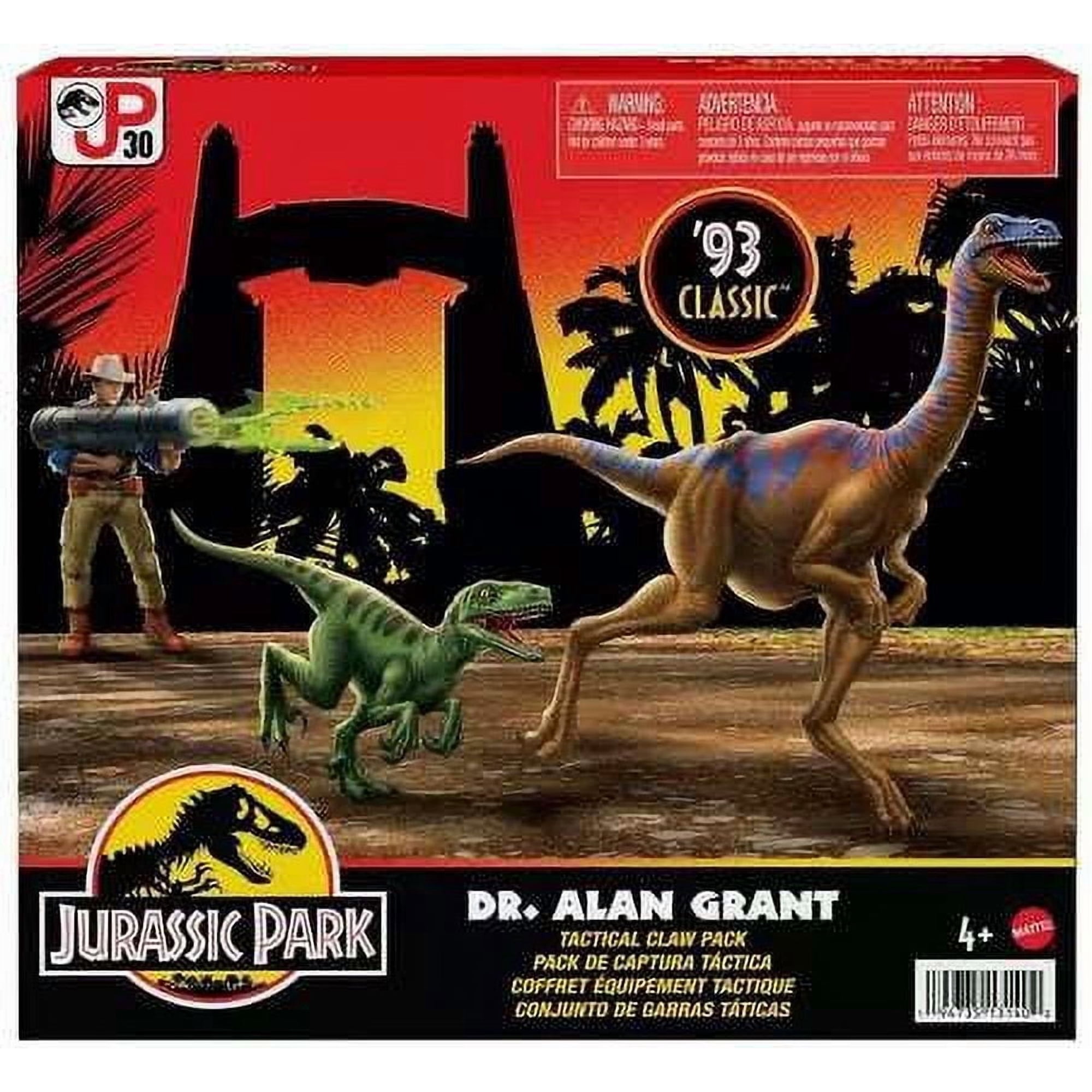 Jurassic Park '93 Classic Dr. Alan Grant Tactical Claw Pack