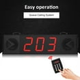thumbnail image 3 of Queue Calling System Loud Speaker Screen Display 3 Digits Easy Operation Take A Number System Clear Display, 3 of 7