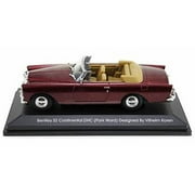 1961 Bentley S2 Continental DHC Convertible, Burgundy - Yatming 43214 - 1/43 Scale