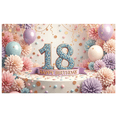 thumbnail image 1 of Decorative Design Birthday Party Banner Balloon Decoration Banner for Birthday Party Indoor Decoration Event Celebration, 1 of 5