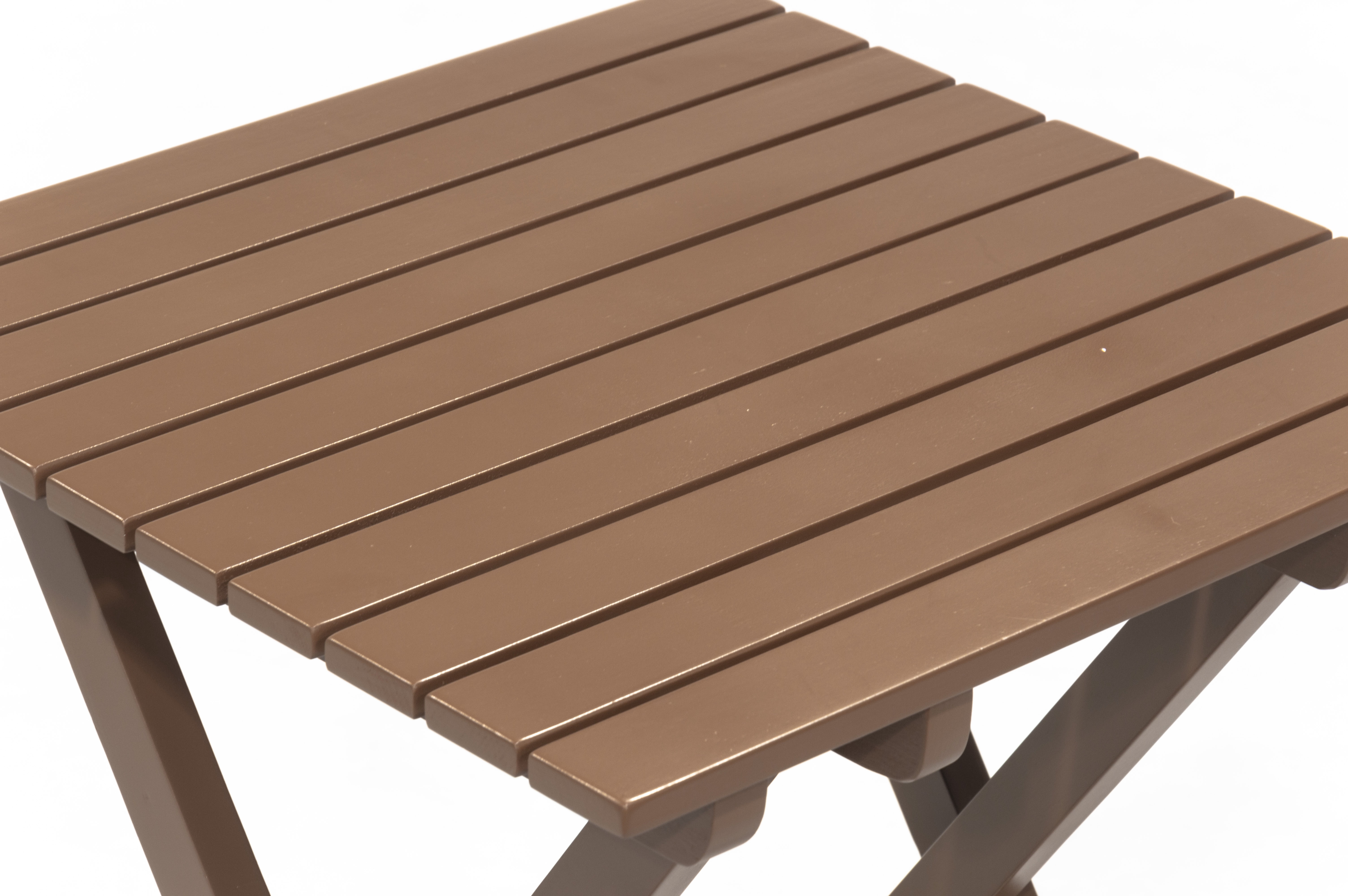 Outdoor Patio Garden Furniture 3-Piece Wood Adirondack Chair Set, Weather Resistant Finish,2 Adirondack Chairs and 1 Side Table-Brown