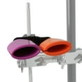thumbnail image 4 of Instrument Bicolor Cowbell for Drum Set High and Low Tones Midium Size Double Mounted Bell Kit   Percussion Instruments, 4 of 7
