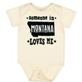 thumbnail image 3 of Inktastic Montana Someone Loves Me Boys or Girls Baby Bodysuit, 3 of 5