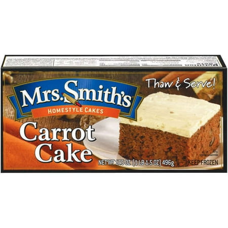 Schwan Food Mrs Smiths Homestyle Cakes Carrot Cake, 17.5 oz