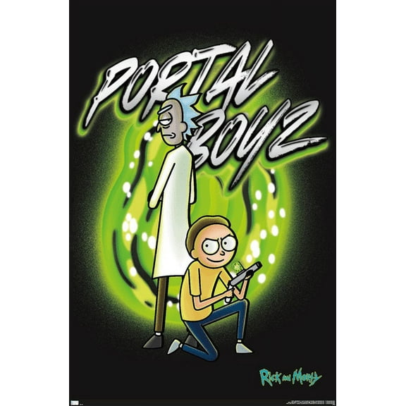 Rick And Morty - Portal Boyz Wall Poster, 22.375" x 34"