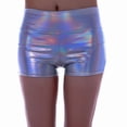 thumbnail image 1 of Pantalones cortos para mujer, trajes de actuación en el escenario de discotecas de colores sólidos europeos y americanos, 1 of 6