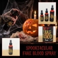 thumbnail image 2 of Fake Blood, Dark Red Spray Type, 1.0 oz Portable Bottle Halloween Themed, for Vampire Zombie Cosplay Makeup Party Horror Scene Decoration Special Effects, 2 of 8