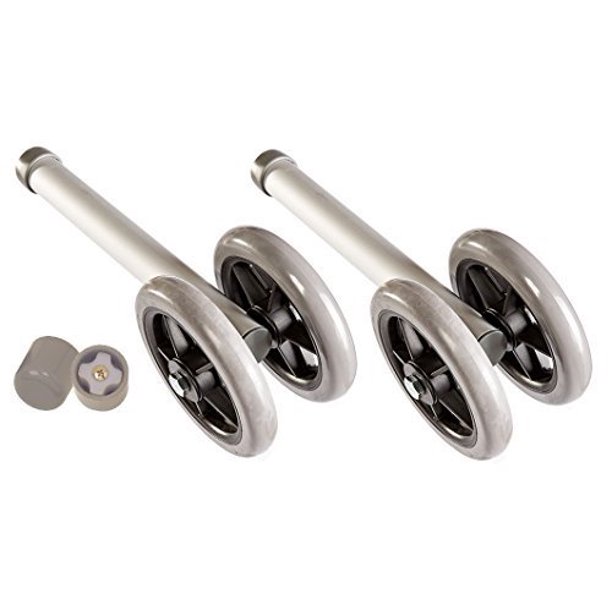 Healthline Heavy Duty Bariatric Walker Wheels, Universal Replacement