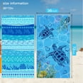 thumbnail image 2 of Microfiber Beach Towel, Oversized Pool Towel 72" x 36", Sand-Free Beach Towel, Quick Drying, Super Absorbent, Soft Breathable(2 Pack Sea Floor+Turtle), 2 of 7