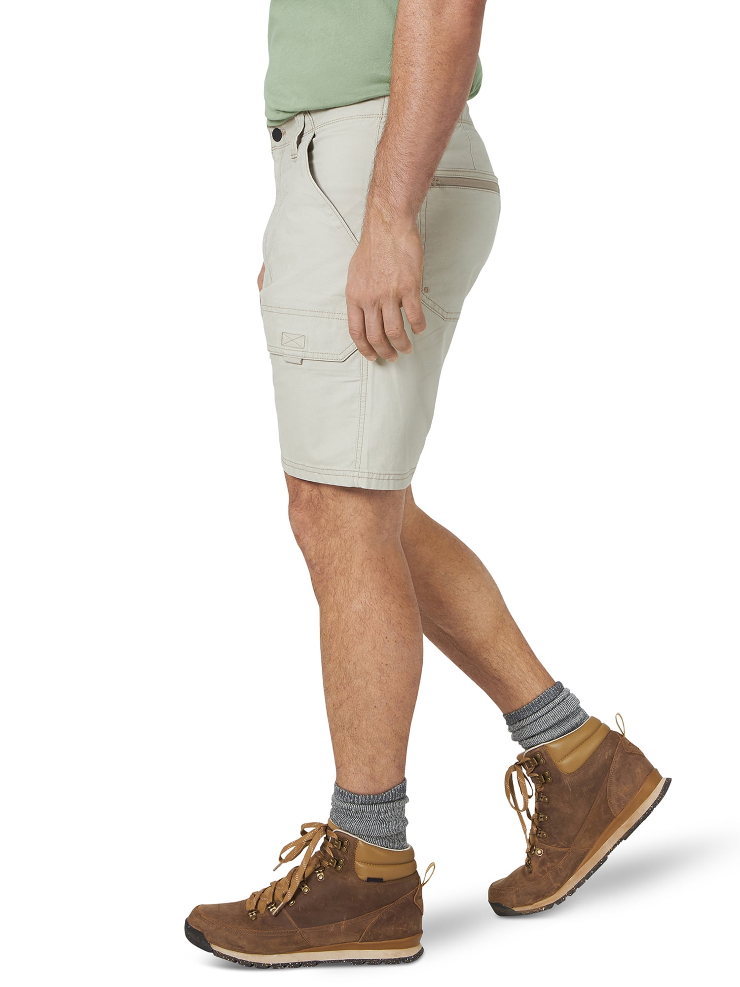 wrangler men's outdoor back elastic stretch hiker short