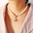 thumbnail image 4 of Xihbxyly Collares de Moda para Damas, Collares de Doble Capa, Joyería Femenina, Regalos Navideños, 4 of 6