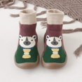 thumbnail image 2 of Fozruso Warm Winter Baby Shoes Cartoon Deer Shape Christmas Baby Shoes Baby Soft Sole Shoes Sizes 9.5 Little Kid(Purple), 2 of 4